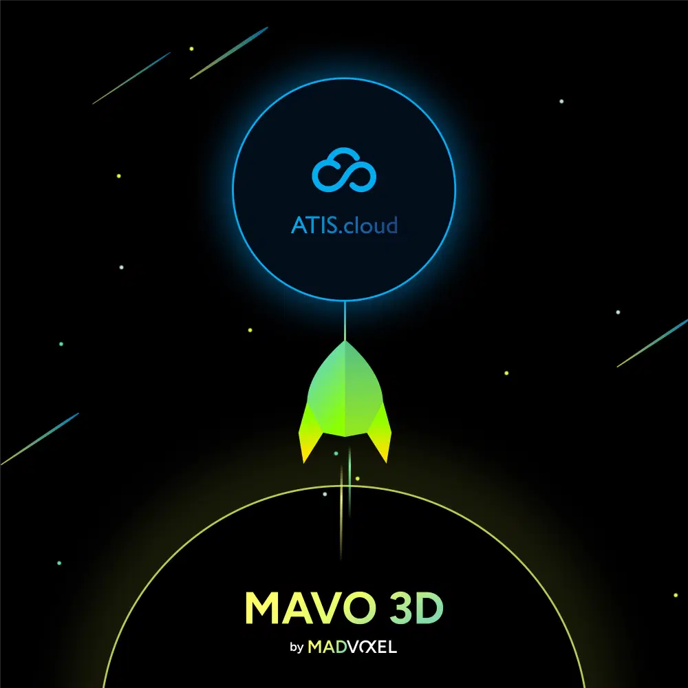 MAVO 3D par MadVoxel s'intègre avec ATIS.cloud