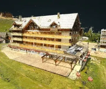 3D point cloud of a hotel - 75 GB - FARO Focus S350 scanner
