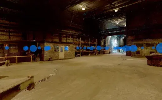 Indoor 3D point cloud captured with mobile mapping - 15 GB - Viametris MS-96